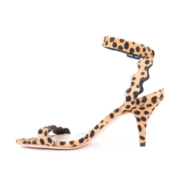 Loeffler Randall Reina Cheetah Ponyhair Heels Size 6.5 - Picture 10 of 10